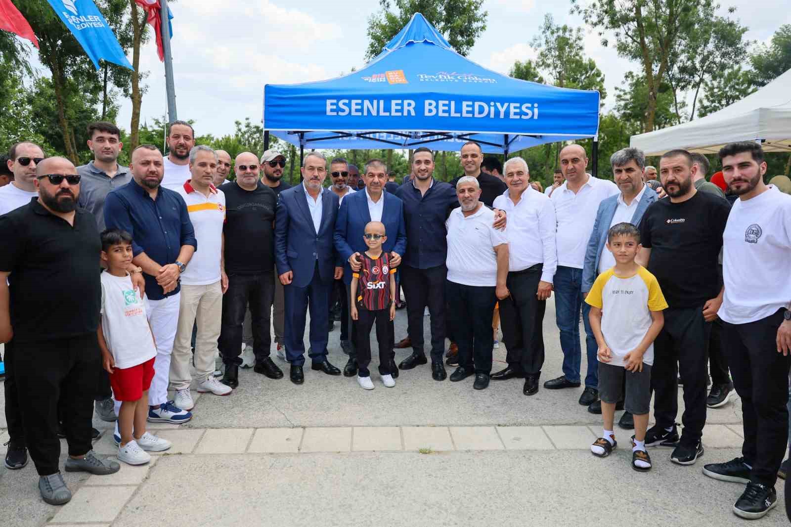 Esenler Belediyesi’nden kanseri yenen 7 yaşındaki Selim için anlamlı etkinlik 