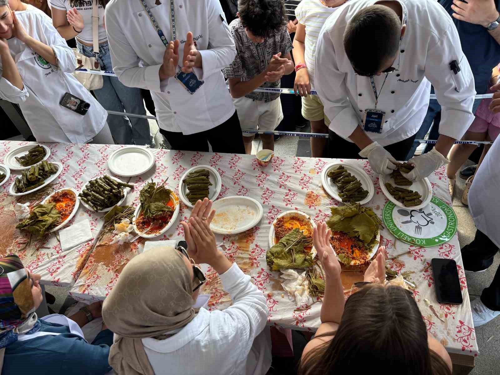 Gastronomi Festivali’nde hem gözler hem de damaklar şenlendi 