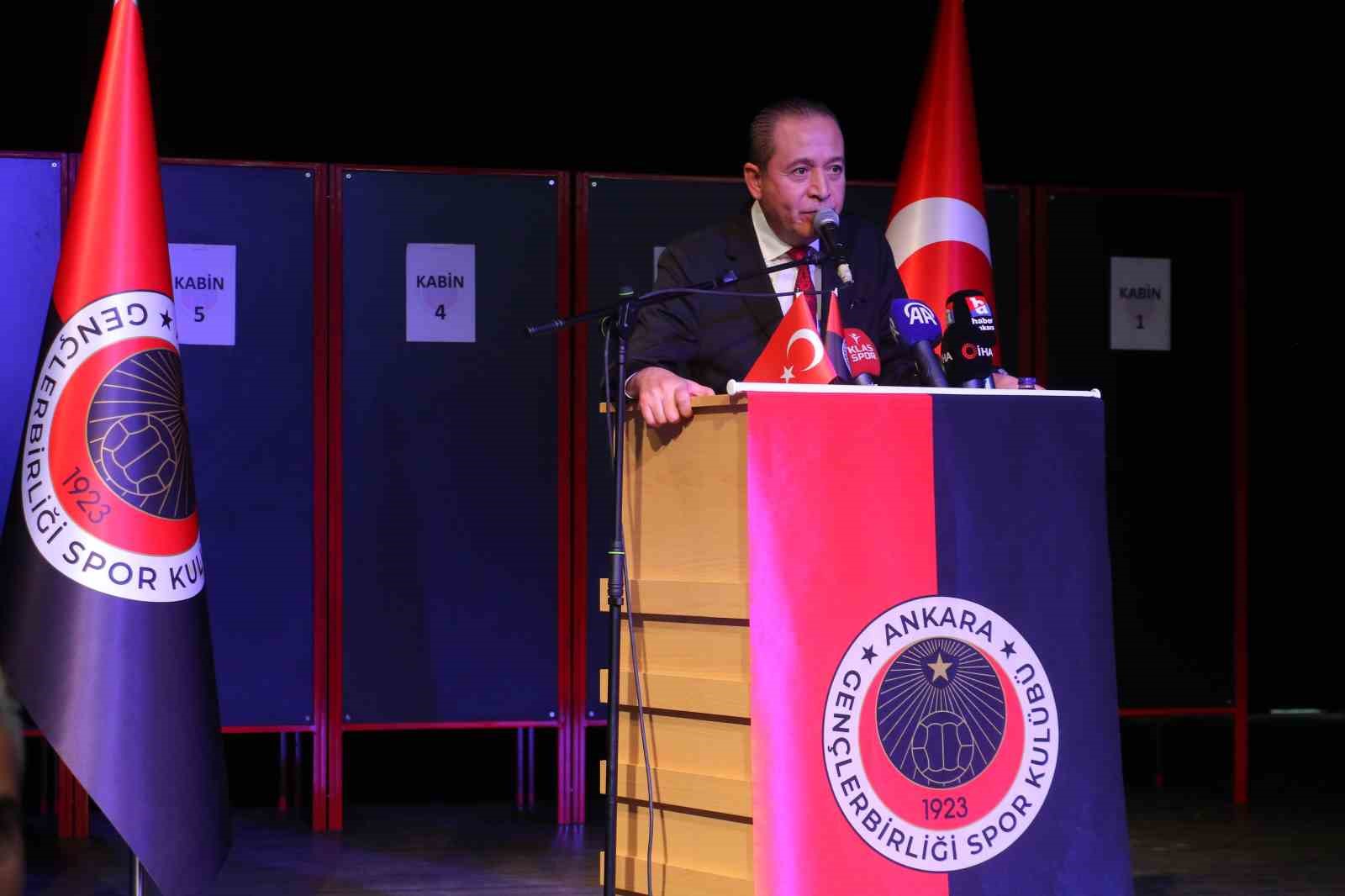 Gençlerbirliği’nde Osman Sungur yeniden başkan seçildi 