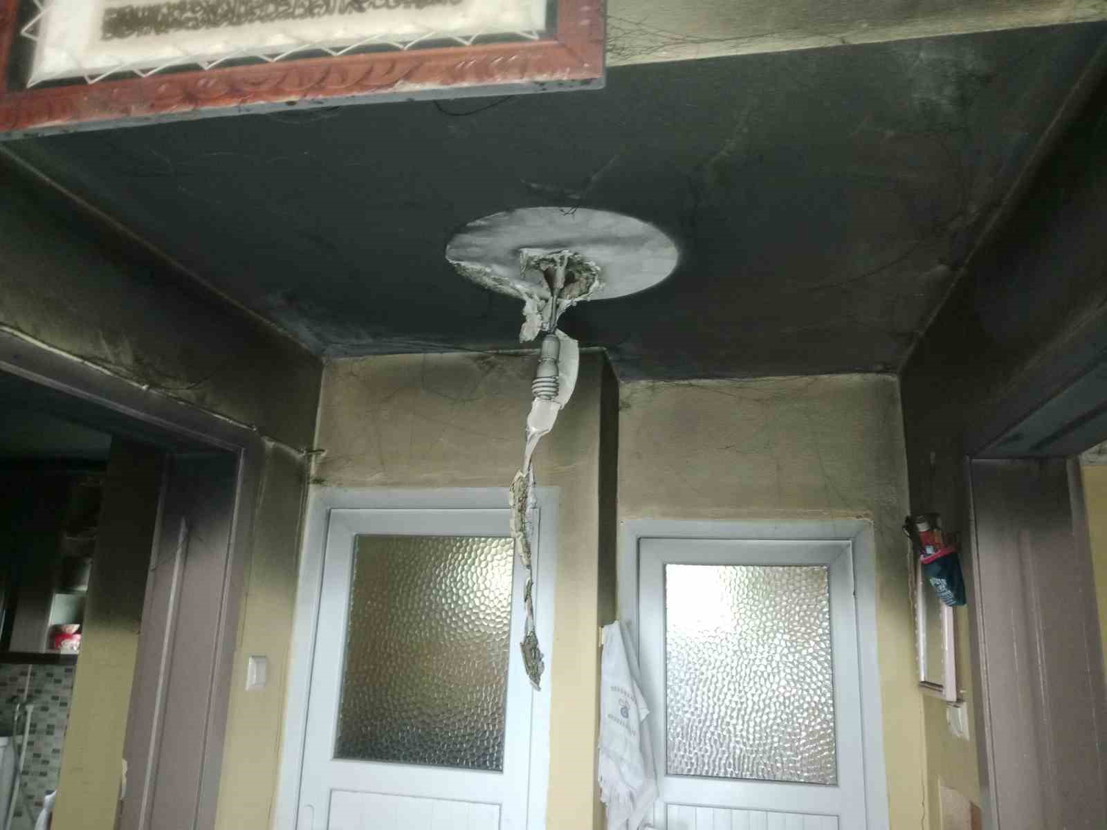 Ordu’da ocakta unutulan yemek yangına neden oldu 