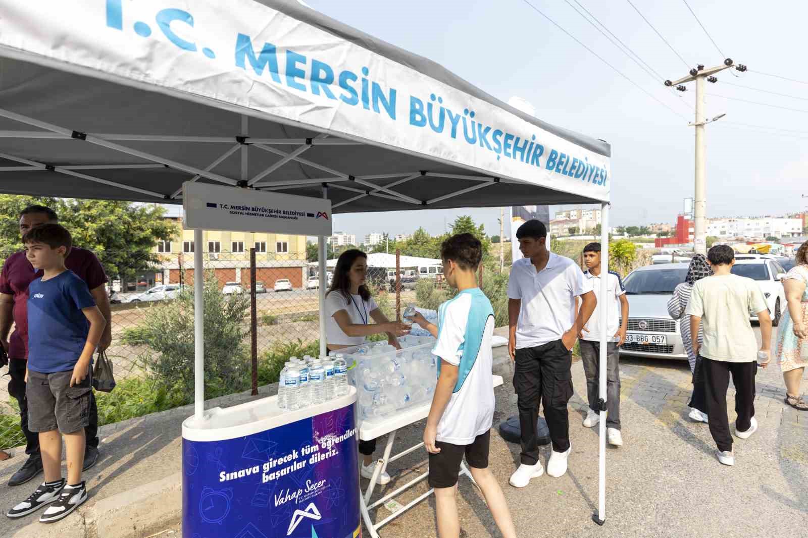 Mersin’de LGS’ye giren öğrencilere destek 