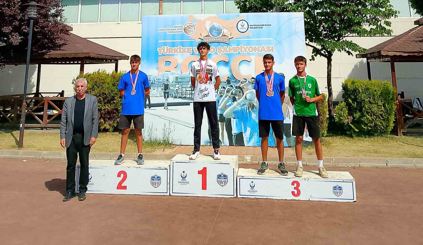 Alaçamspor Bocce Takımı, gençler Türkiye şampiyonu oldu 