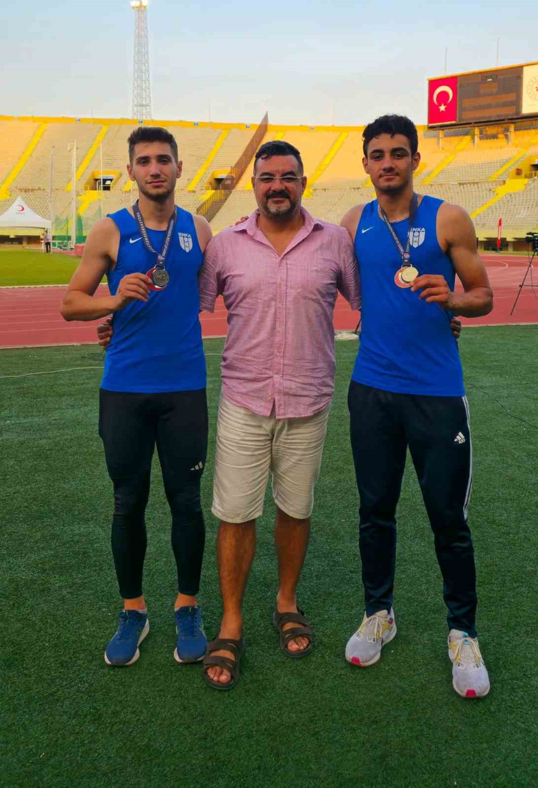Aydınlı milli sporcular şampiyonaya damga vurdu 