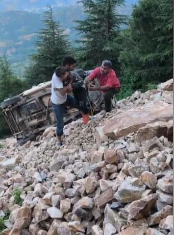 Gaziantep’te yayla yolunda feci kaza: 3 ölü, 1 yaralı 