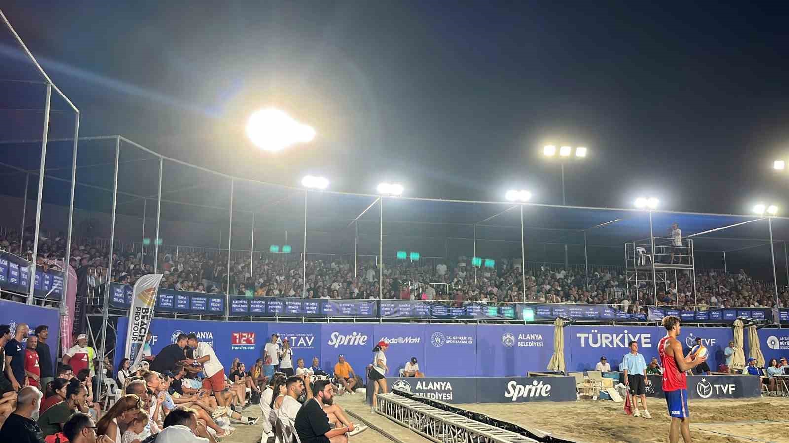 Dünya Plaj Voleybolu Pro Tur’un Alanya etabı tamamlandı 