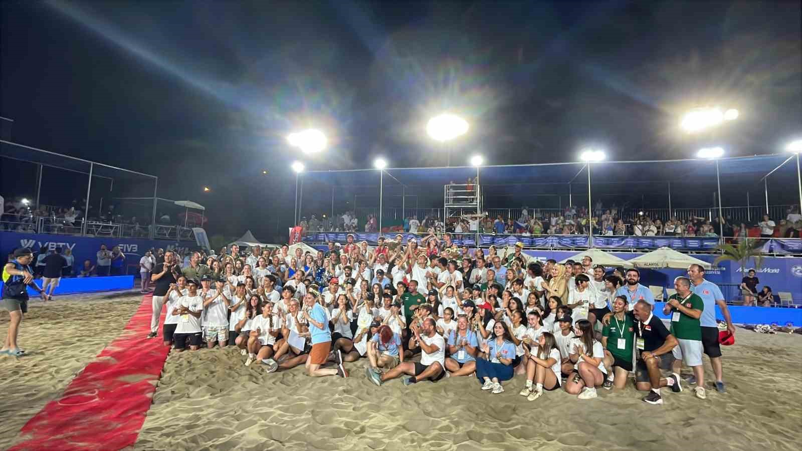 Dünya Plaj Voleybolu Pro Tur’un Alanya etabı tamamlandı 