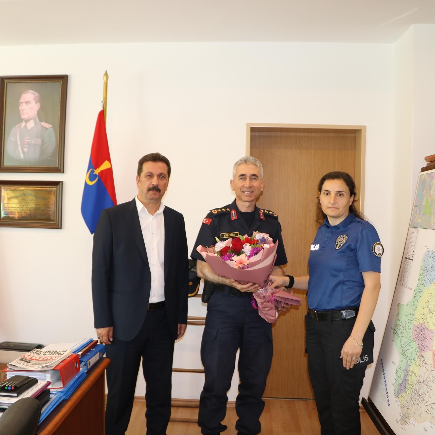 Emniyet Müdürü Osman Elbir’den Jandarma Teşkilatı’na 186. yıl ziyareti 