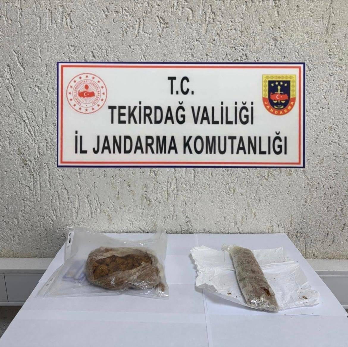 Tekirdağ’da 6 ayrı uyuşturucu operasyonunda 2 kiloya yakın madde ele geçirildi 