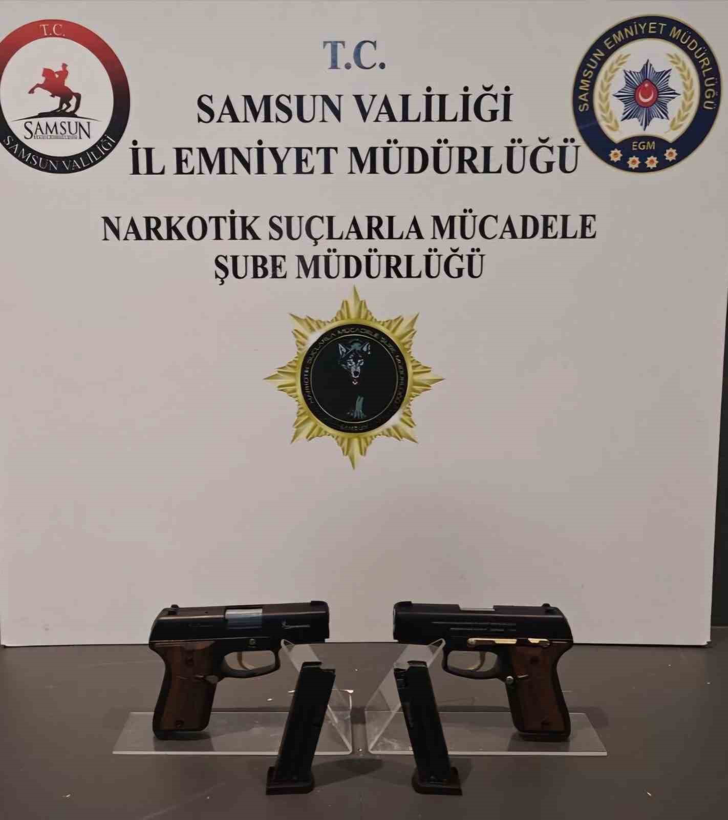 Samsun’da uyuşturucu operasyonu: 4 gözaltı 