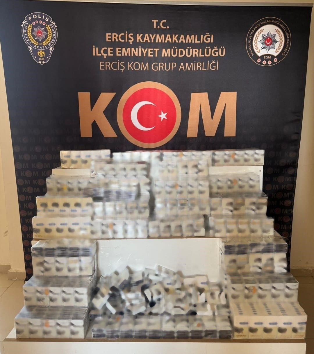Van’da gümrük kaçakçılığı operasyonu 