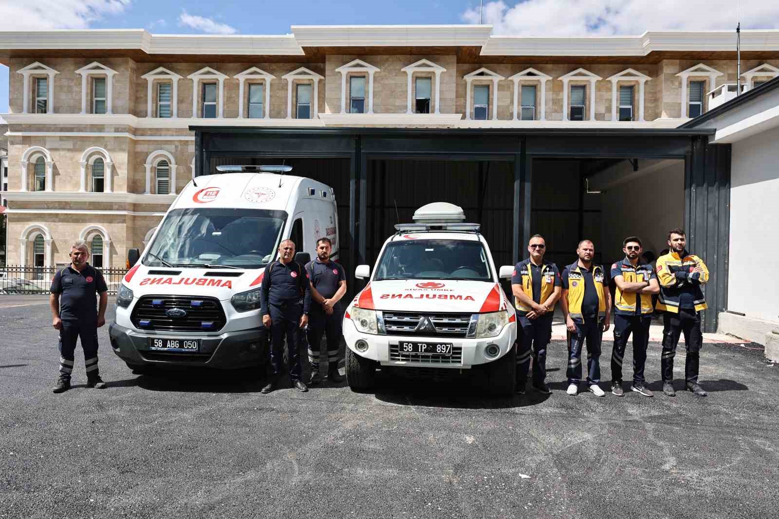 Sivaslı hayırseverden Gürün’e 112 Acil İstasyonu 