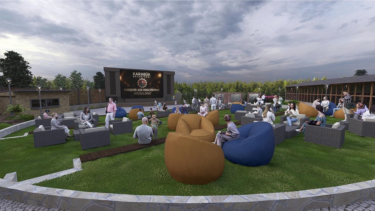 Yenişehir Açık Hava Sineması’nda restorasyon başladı 