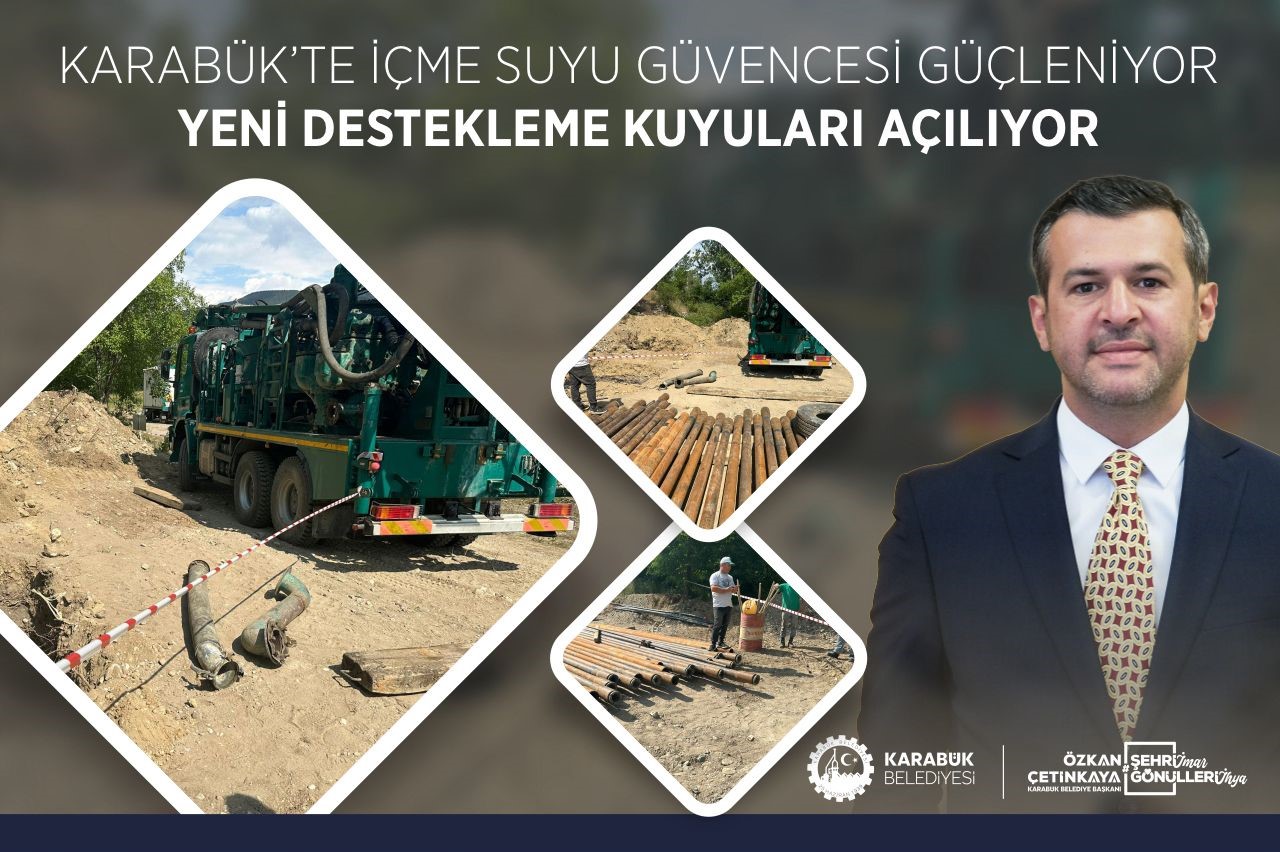 Karabük’te içme suyu güvencesi güçleniyor 