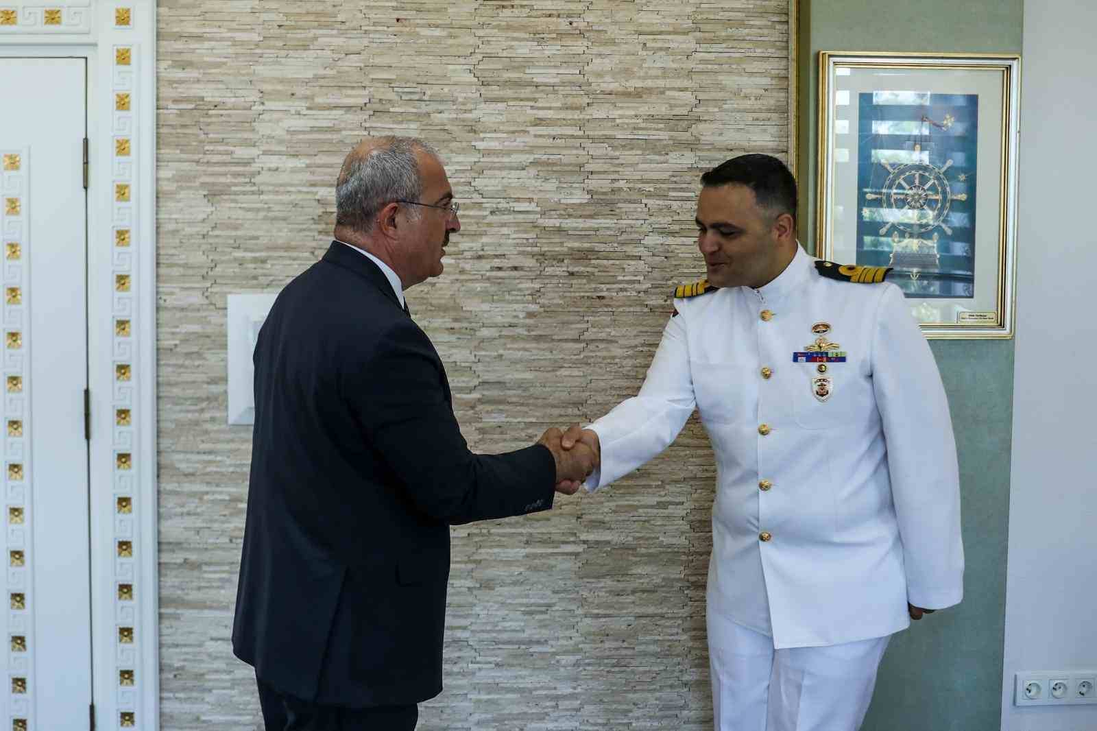 Sahil Güvenlik Komutanlığı’ndan Vali Toraman’a ziyaret 