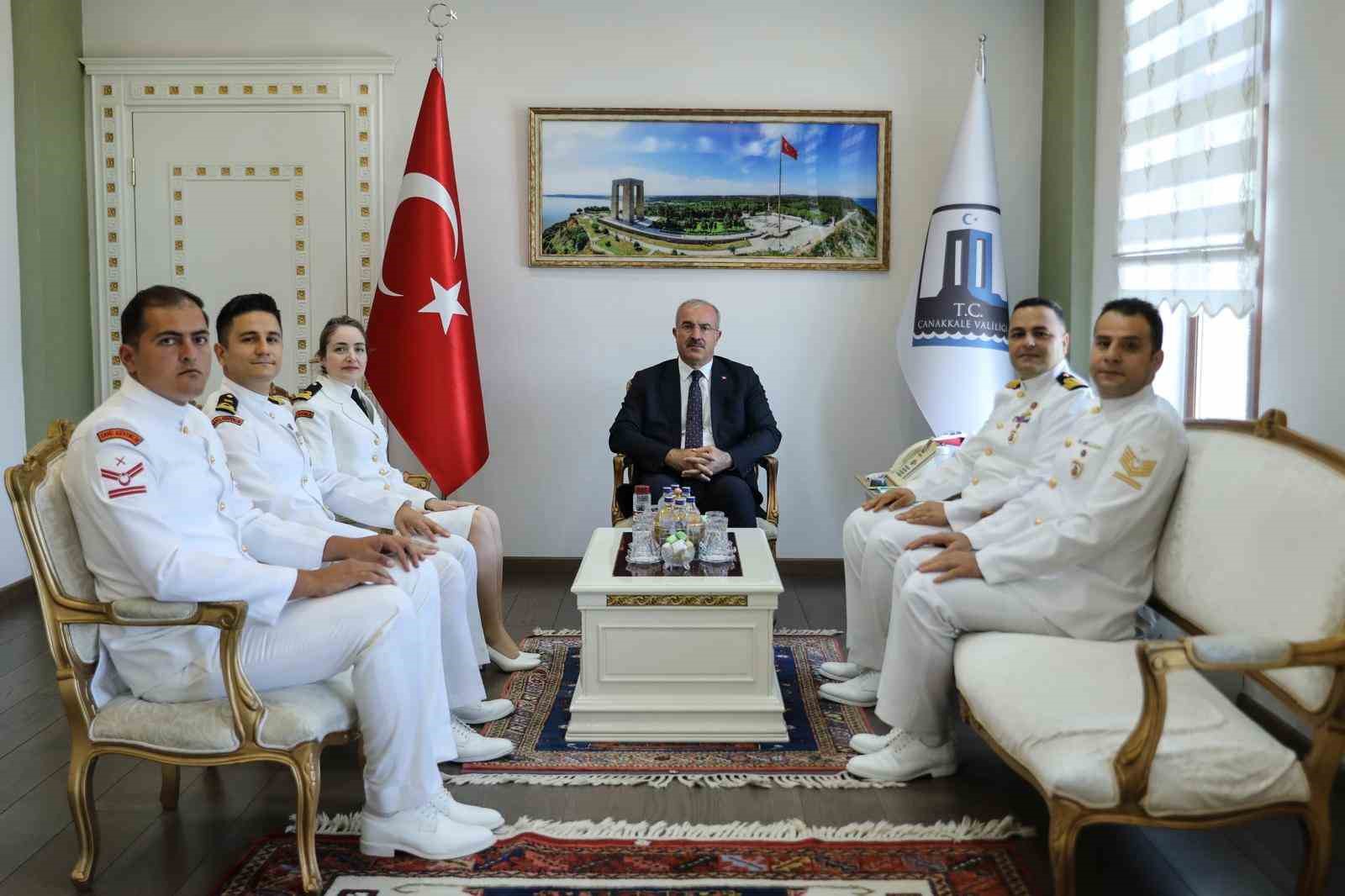 Sahil Güvenlik Komutanlığı’ndan Vali Toraman’a ziyaret 
