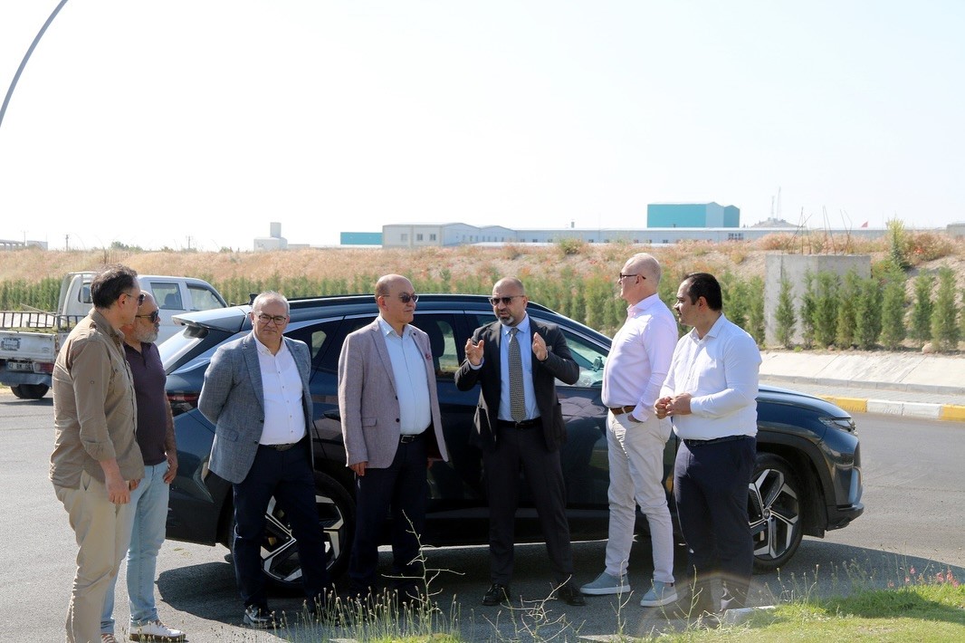 Kütahya OSB Yönetimi, altyapı ve üstyapı projelerini yerinde inceledi 