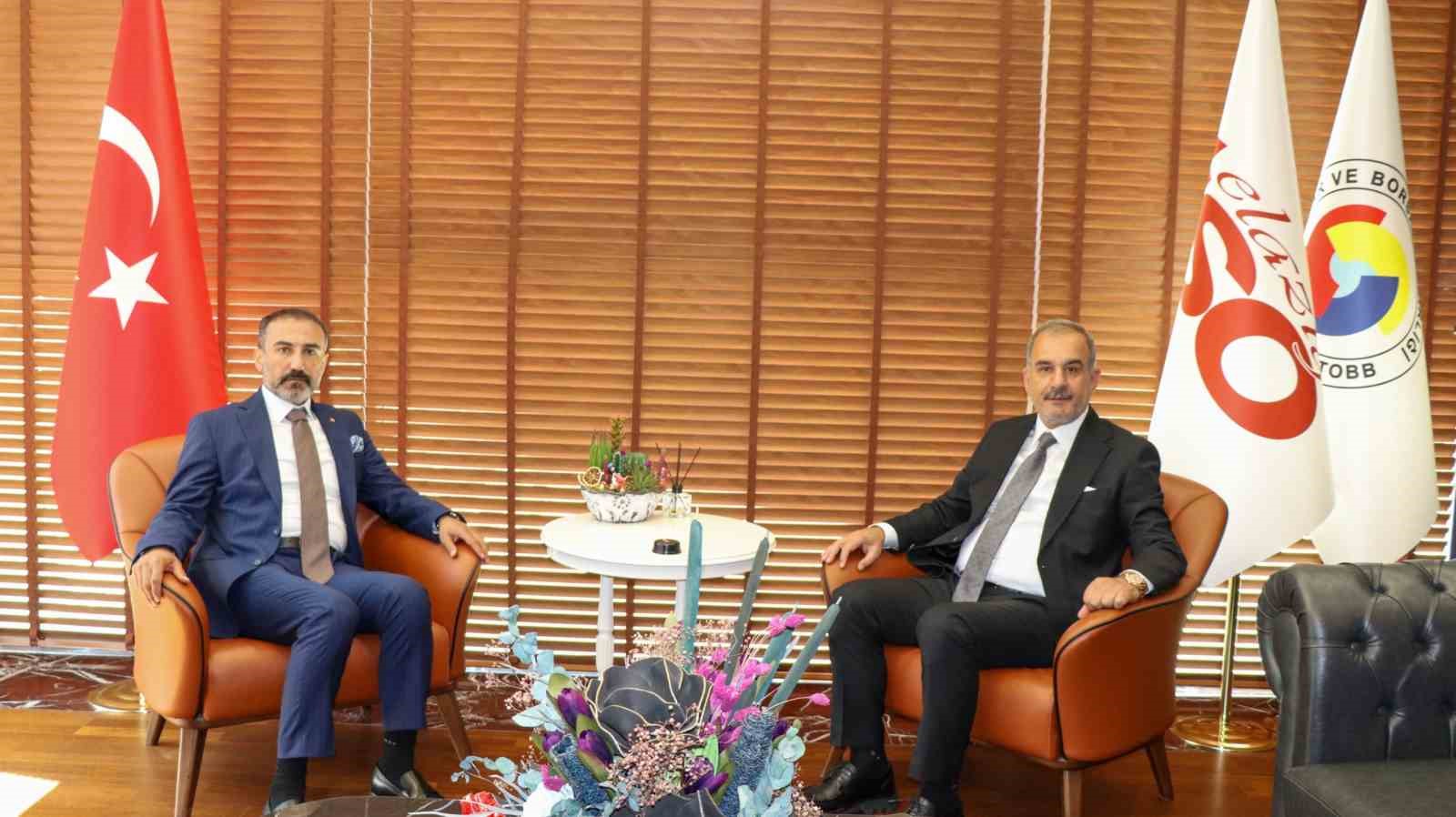 ETSO Başkanı Alan, Gaziantep Ticaret Odası Başkanı Yıldırım’ı ağırladı 