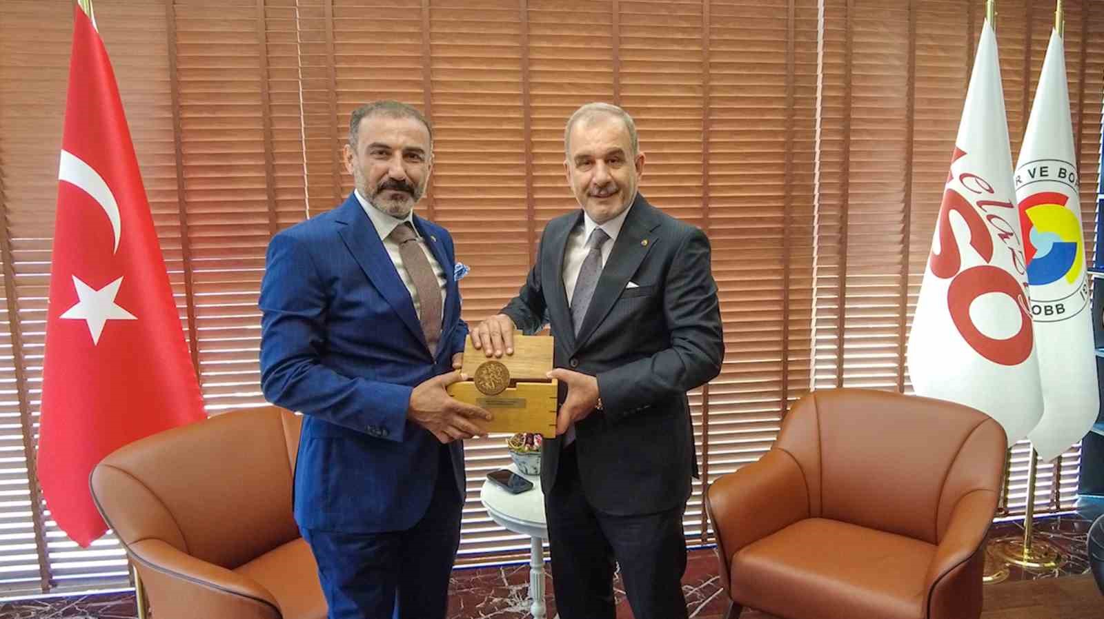 ETSO Başkanı Alan, Gaziantep Ticaret Odası Başkanı Yıldırım’ı ağırladı 