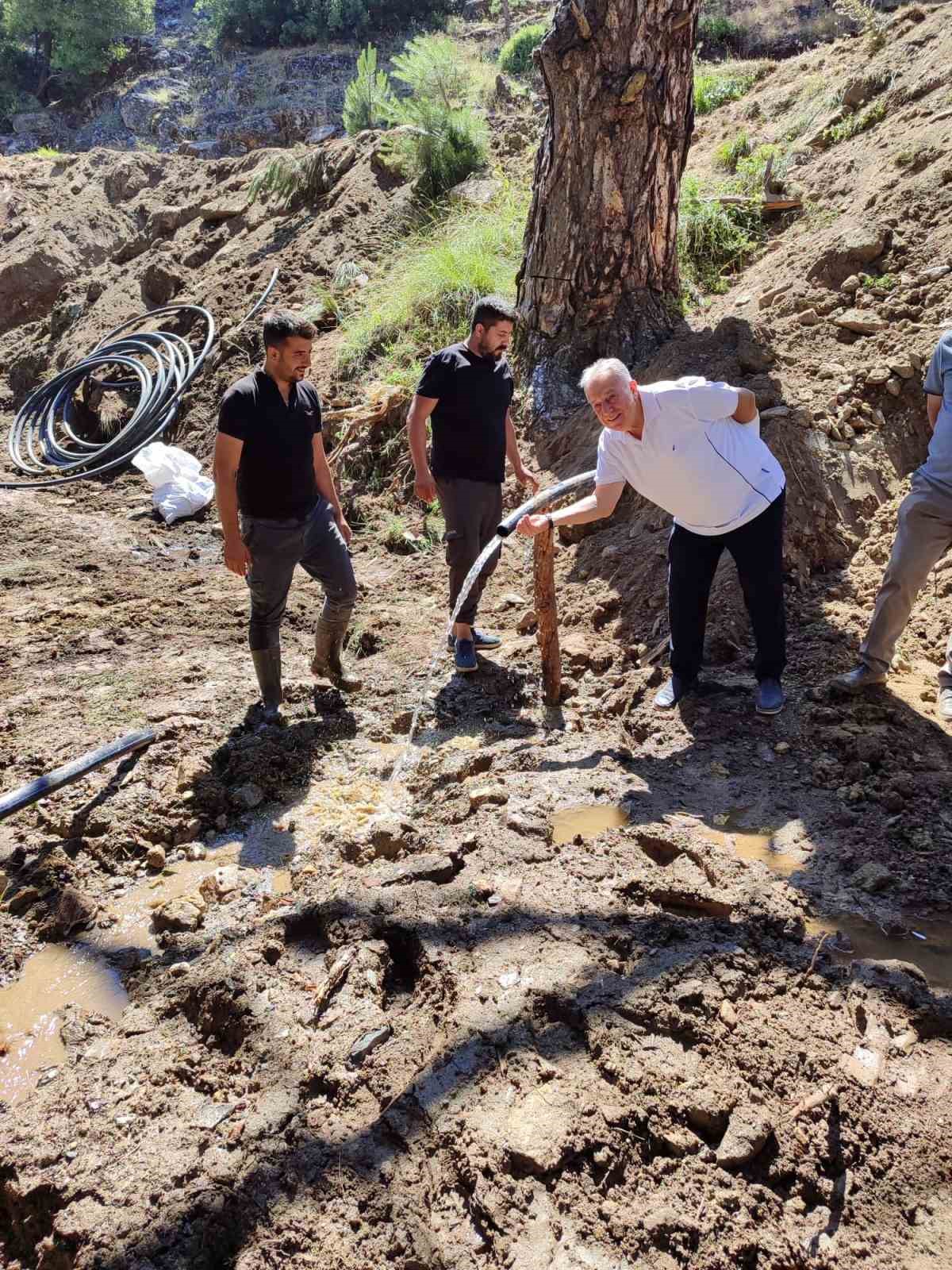 Karacasu Yazır Mahallesi’nde su sorunu çözüldü 
