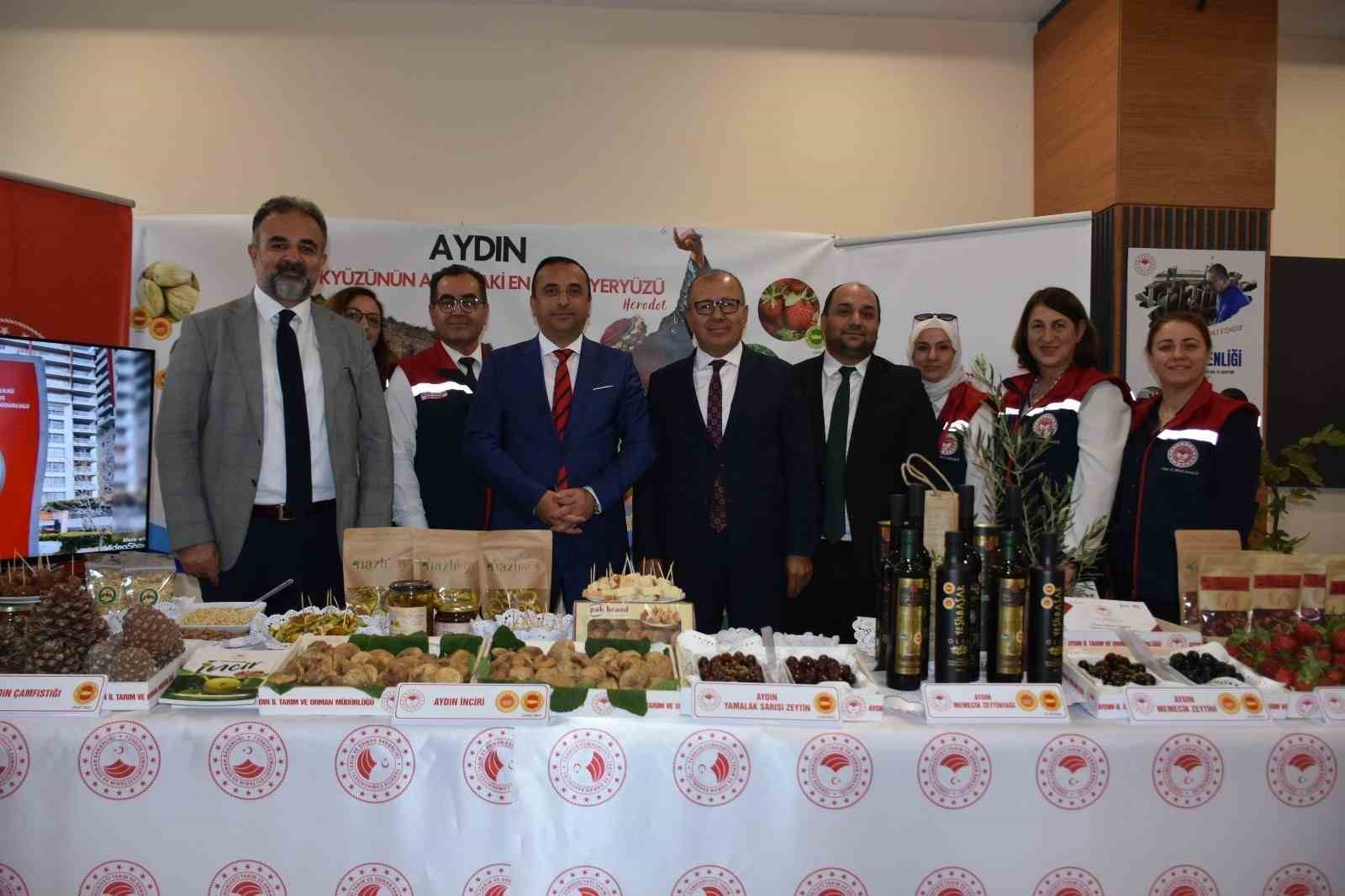 Aydın’ın Coğrafi İşaretli ürünleri başkentte tanıtıldı 