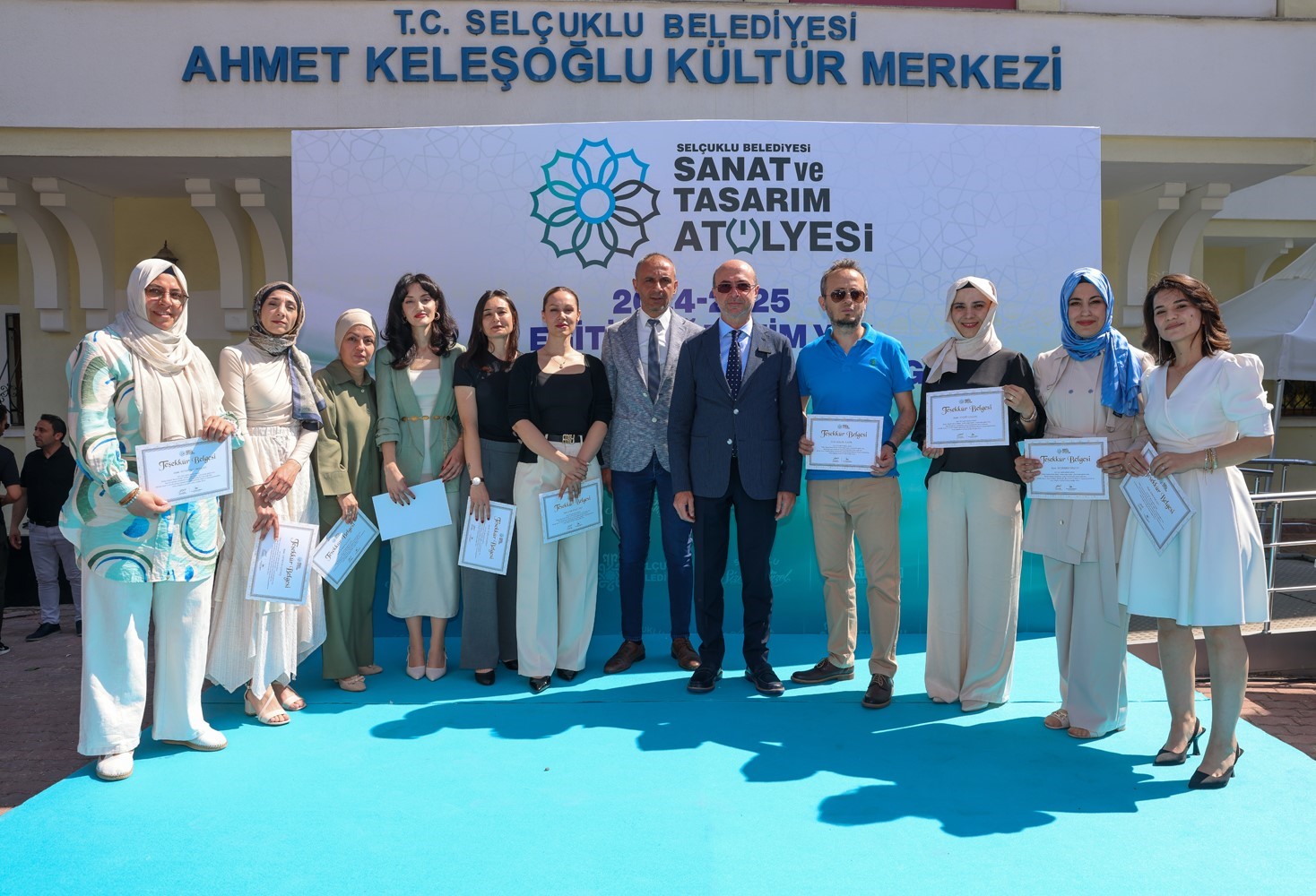 Selçuklu Sanat Tasarım Atölyesi’nden yıl sonu sergisi 