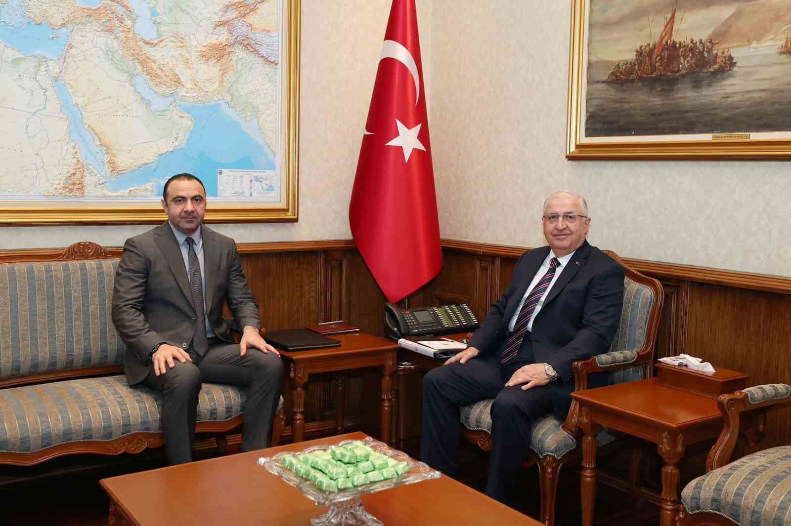 Bakan Güler, Azerbaycan’ın İstihbarat Başkanı Korgeneral Sultanov’u kabul etti