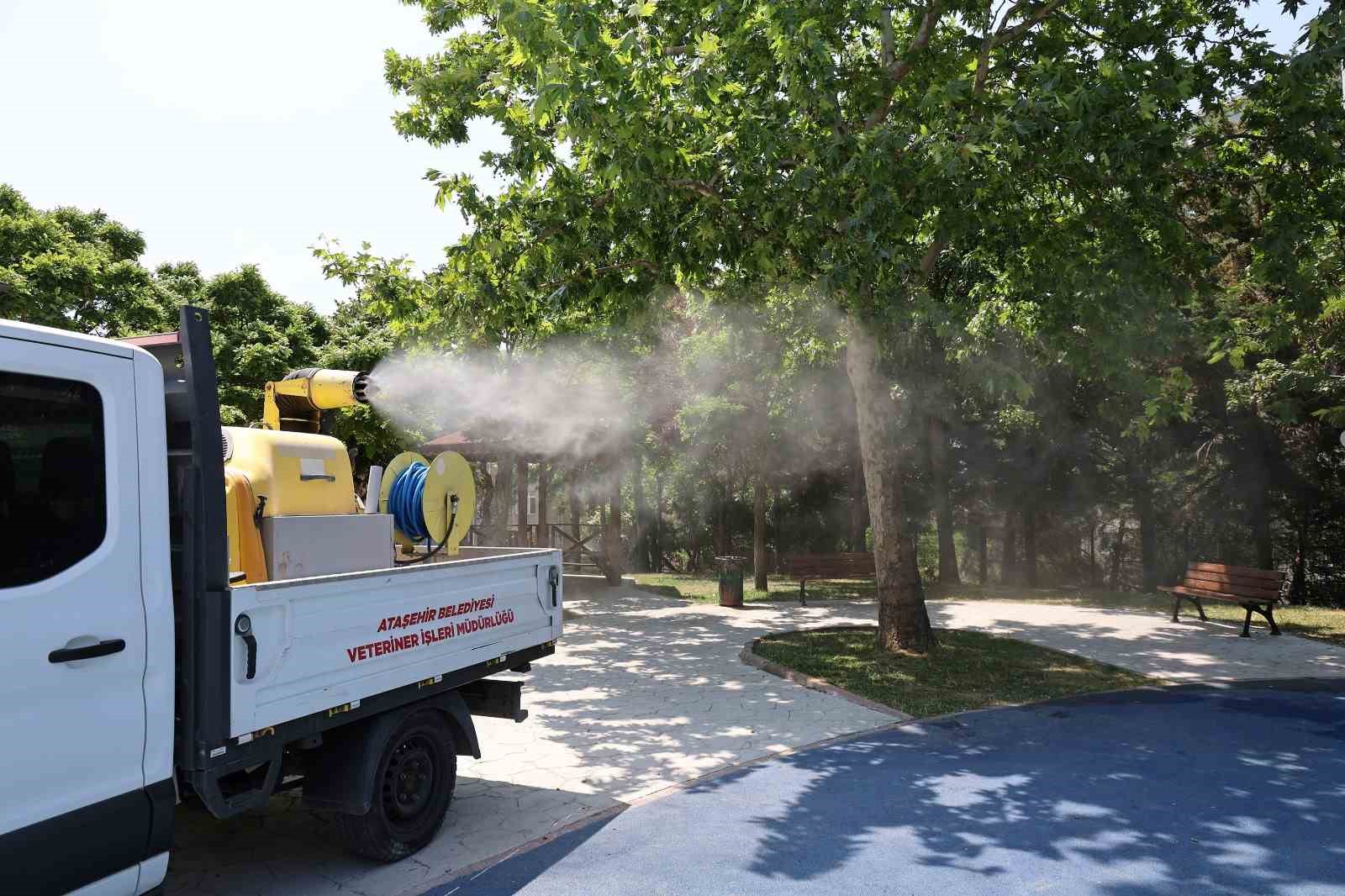 Ataşehir’de kenelere karşı etkili mücadele devam ediyor 