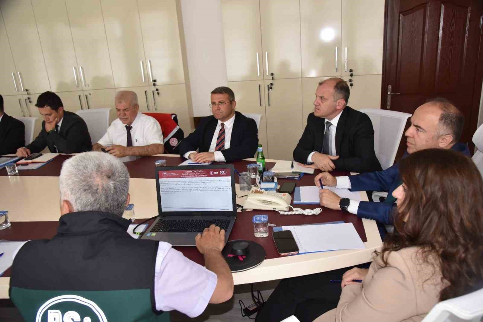 Cumhurbaşkanlığı DDK Heyeti, Eğirdir Gölü’nde kuraklık alarmını inceledi 
