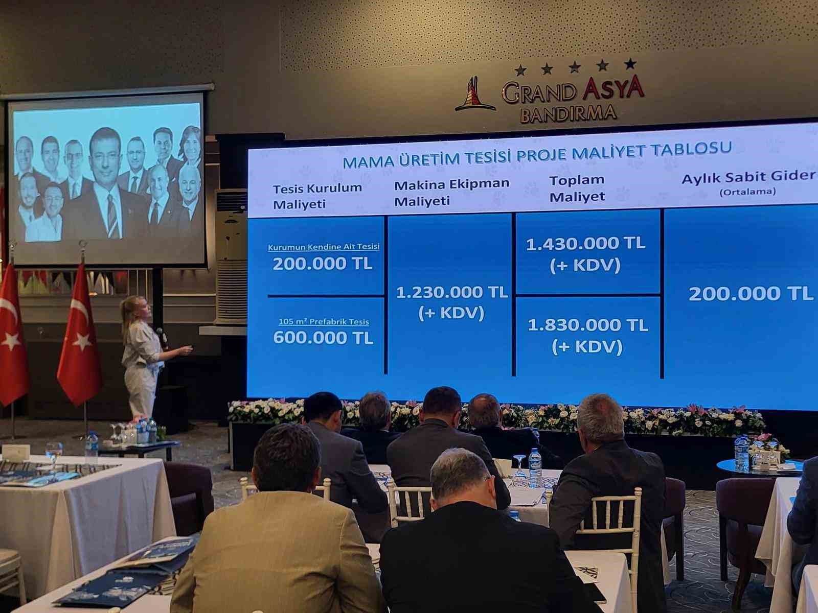Merkezefendi mama üretim makineleri örnek olmaya devam ediyor 