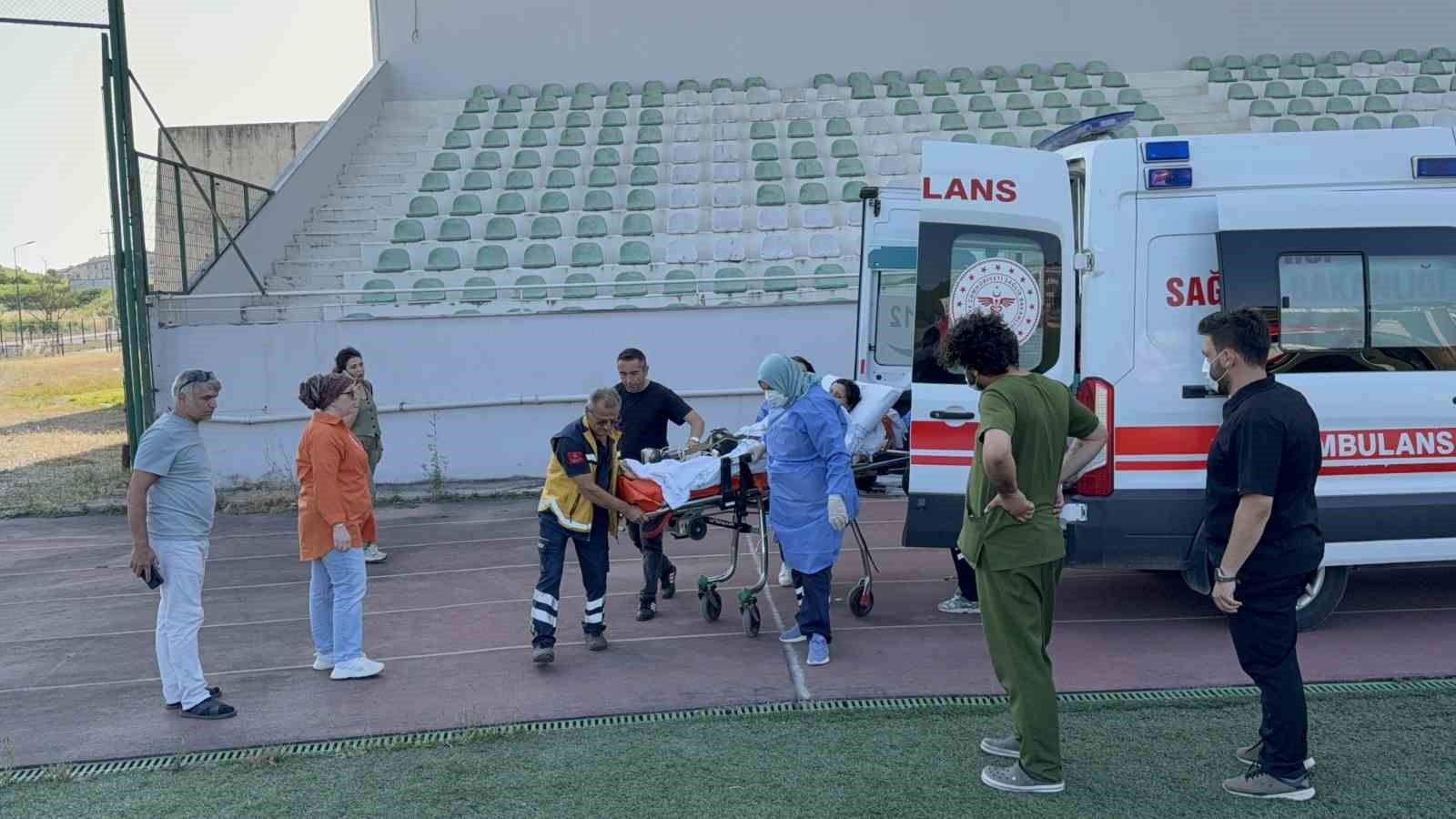 Hava ambulansı 24 yaşındaki genç kız için havalandı 