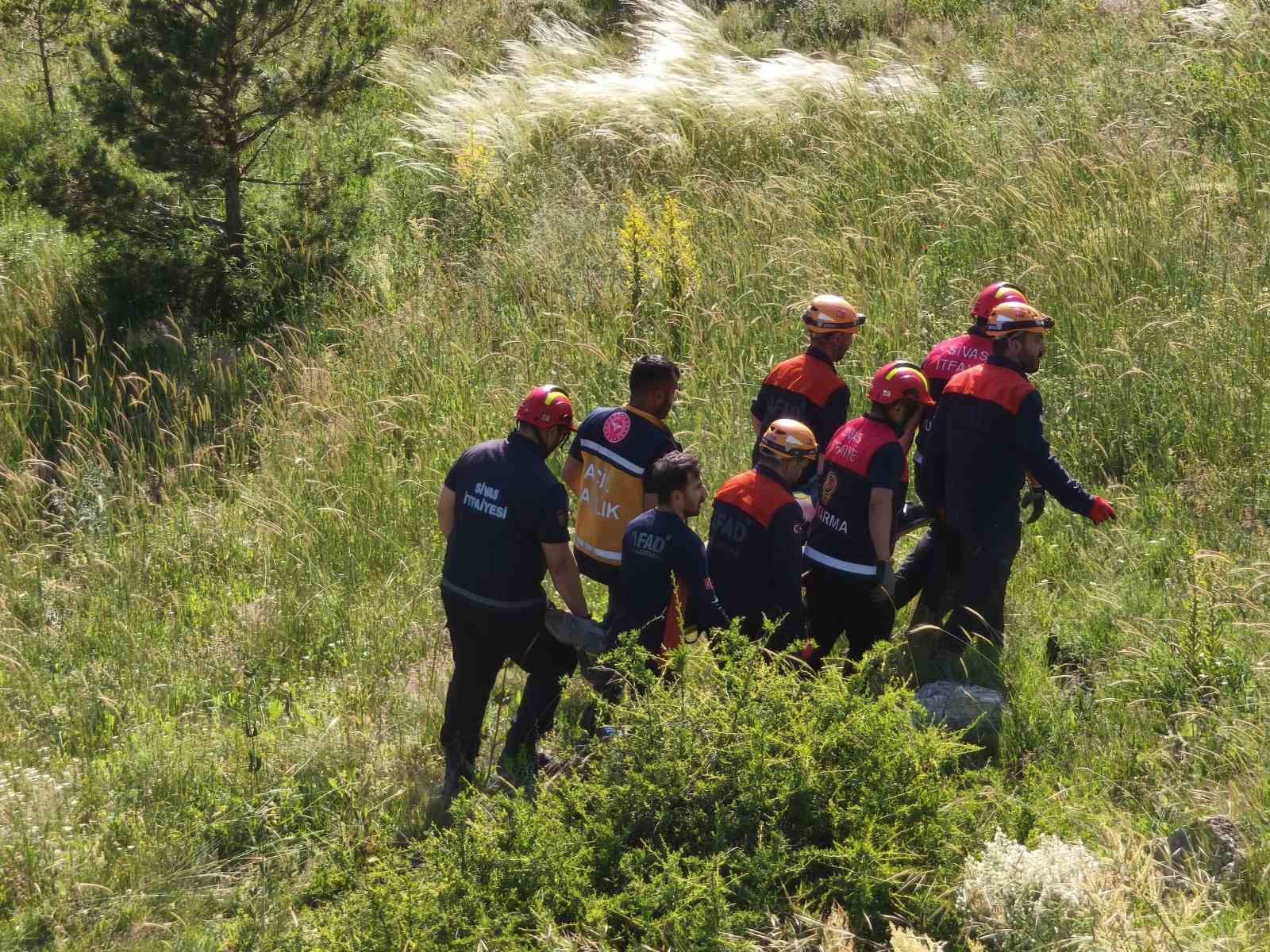 Kamyonet şarampole uçtu, sürücü ağır yaralandı 