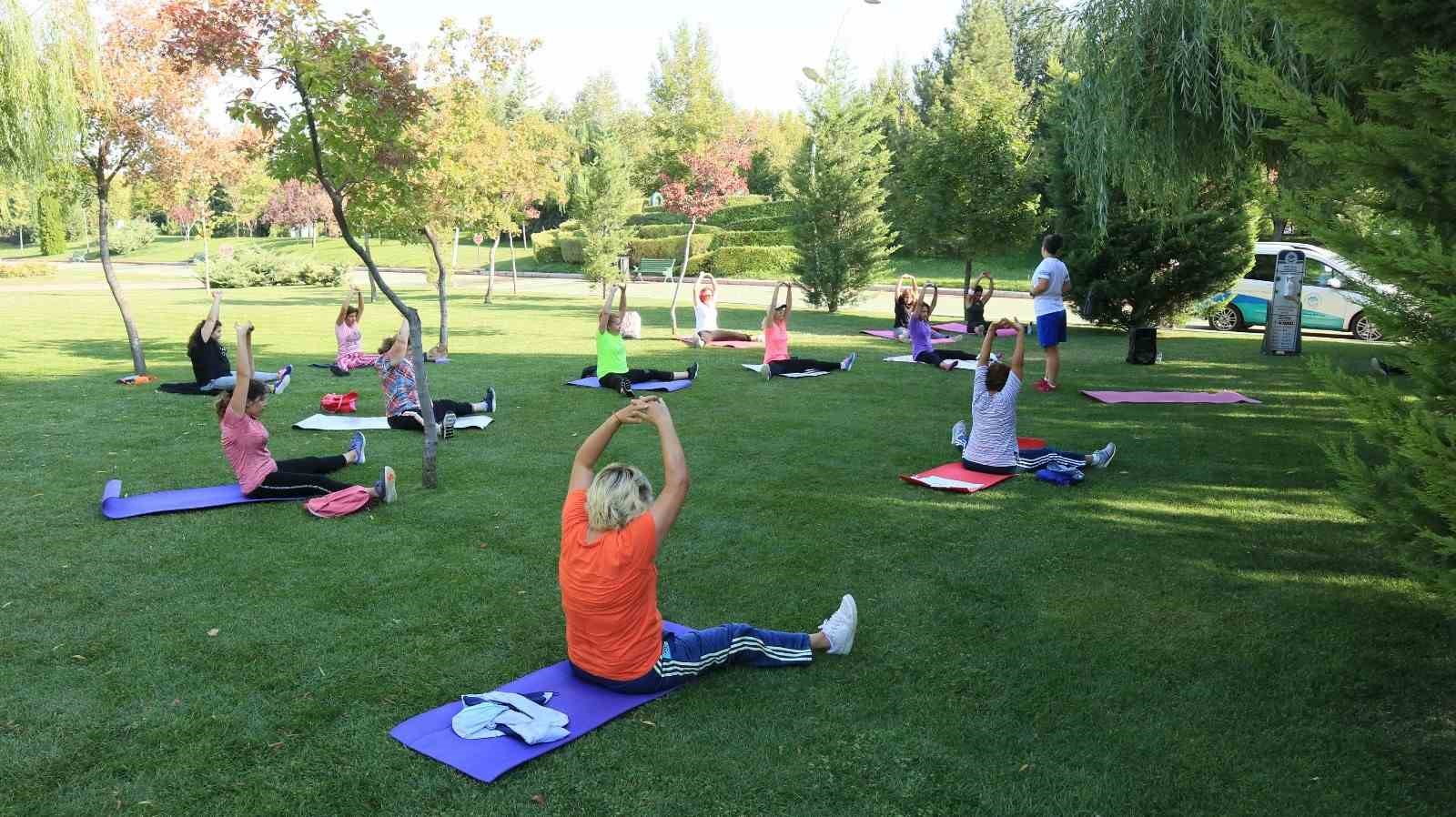 Parklarda spor etkinlikleri başlıyor 