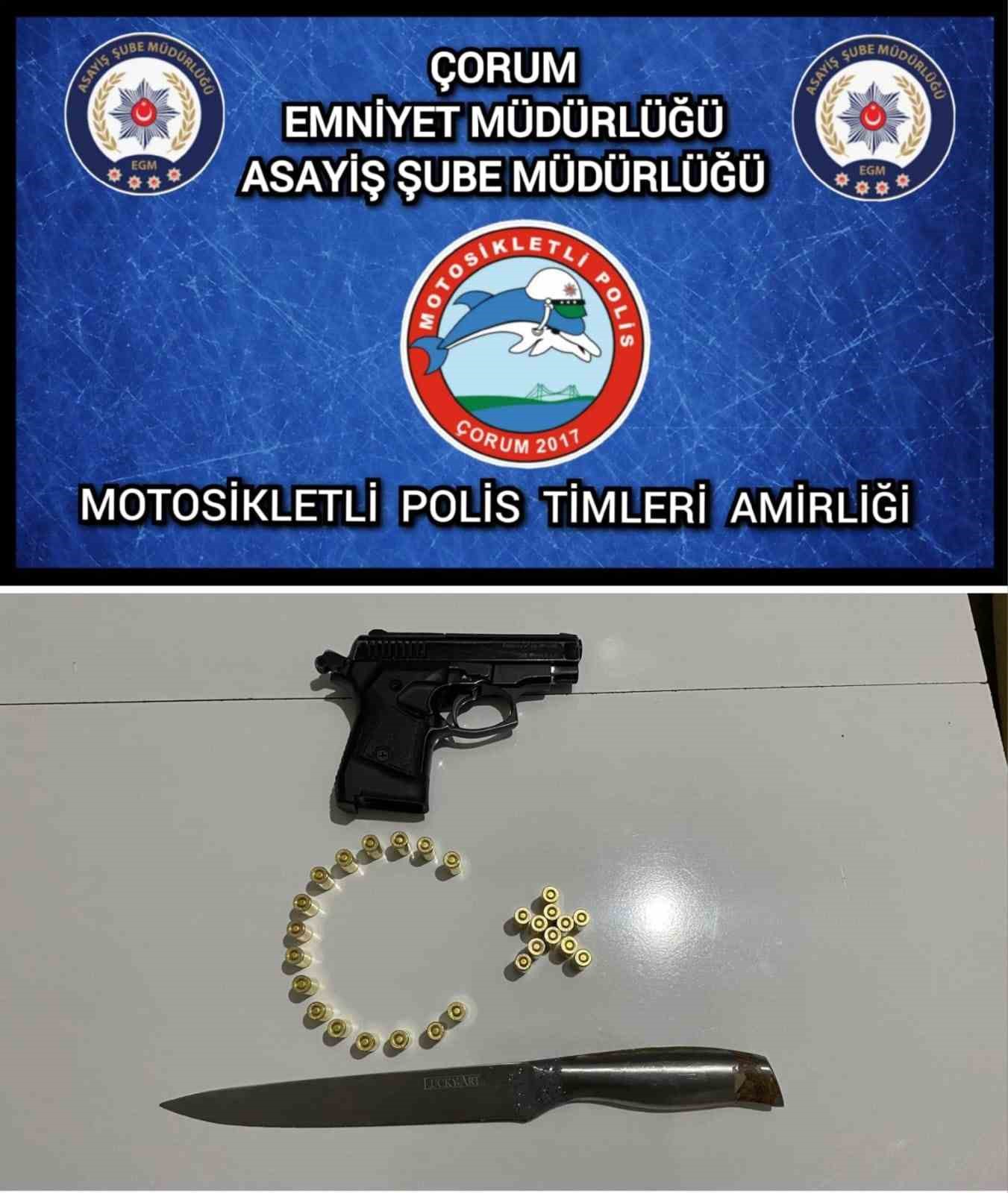 Çorum’da aranan 4 şahıs yakalandı 