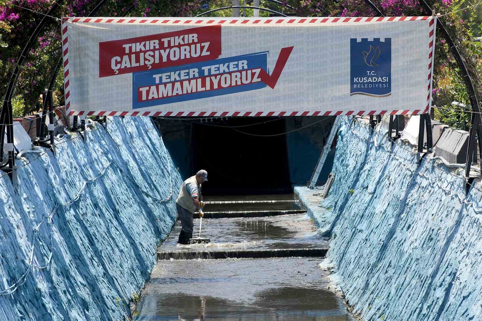 Damlacık Deresi’nde detaylı temizlik çalışması 