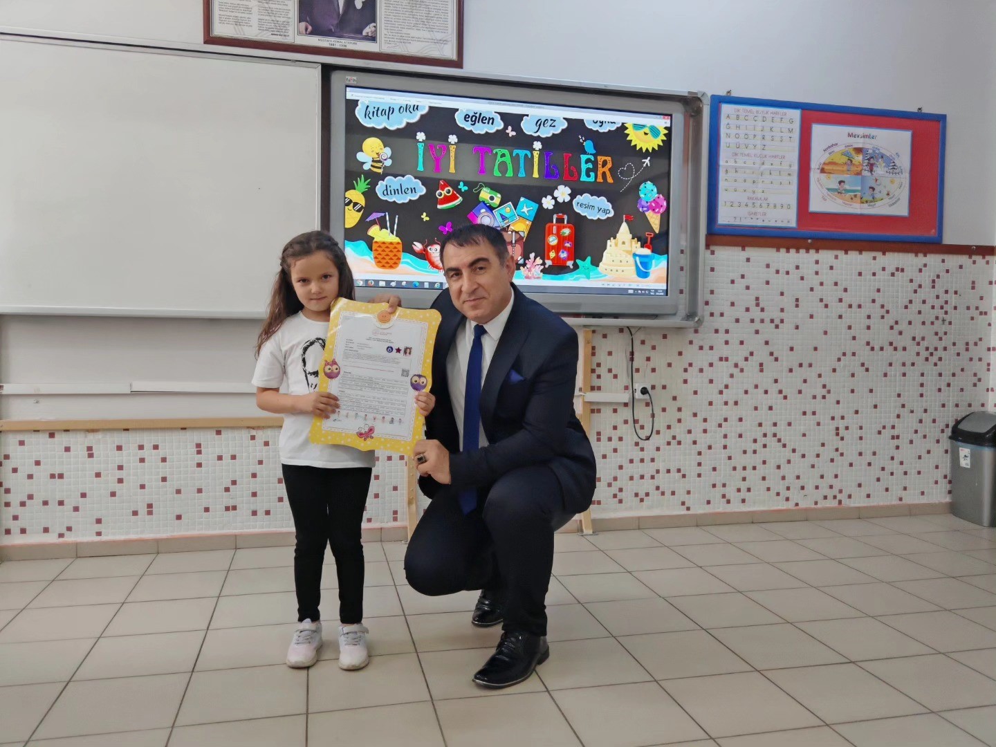 Nazilli’de karne sevinci 
