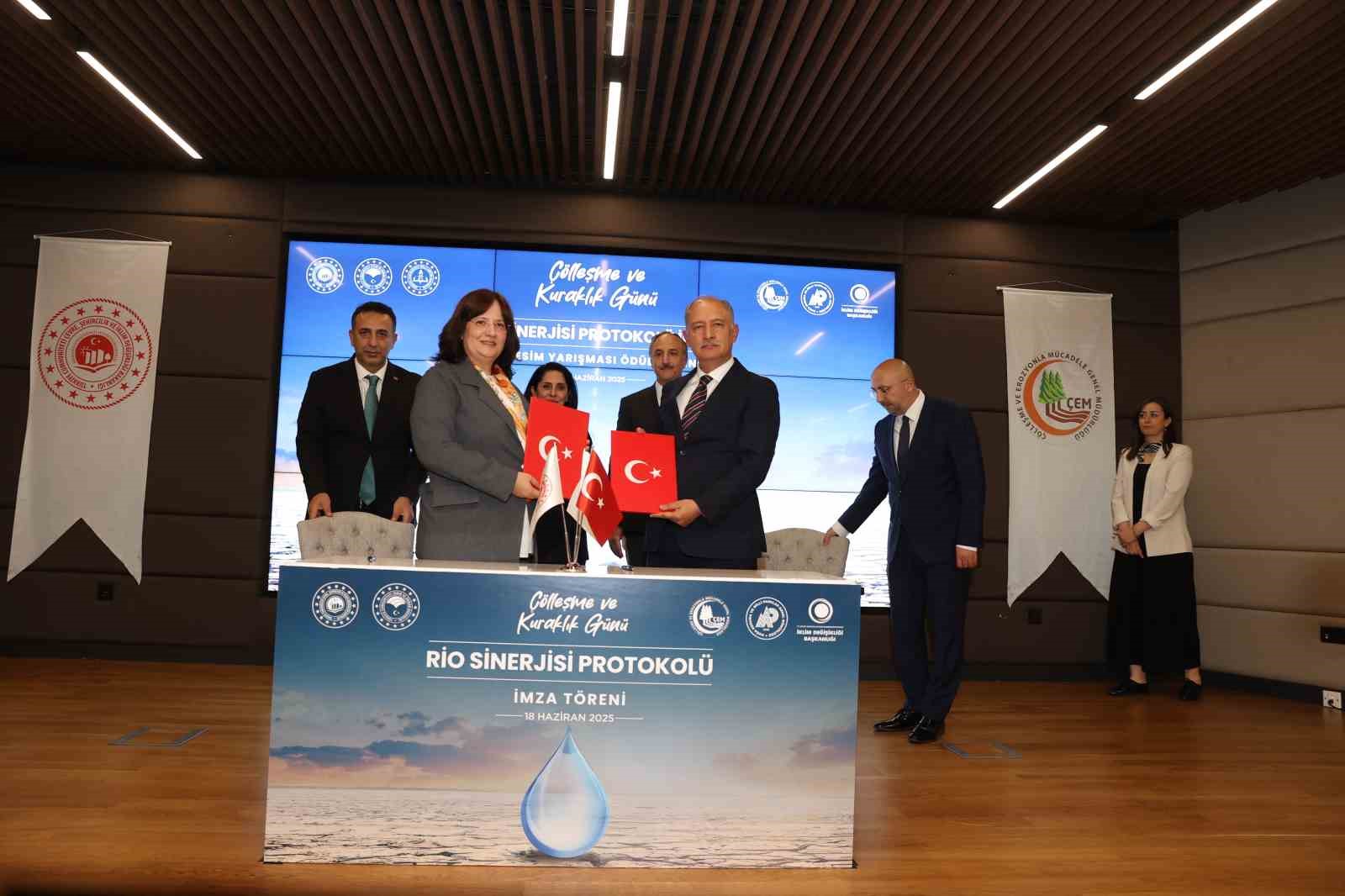 Çölleşme ve kuraklık gününde Rio Sinerjisi Protokolü imzalandı 
