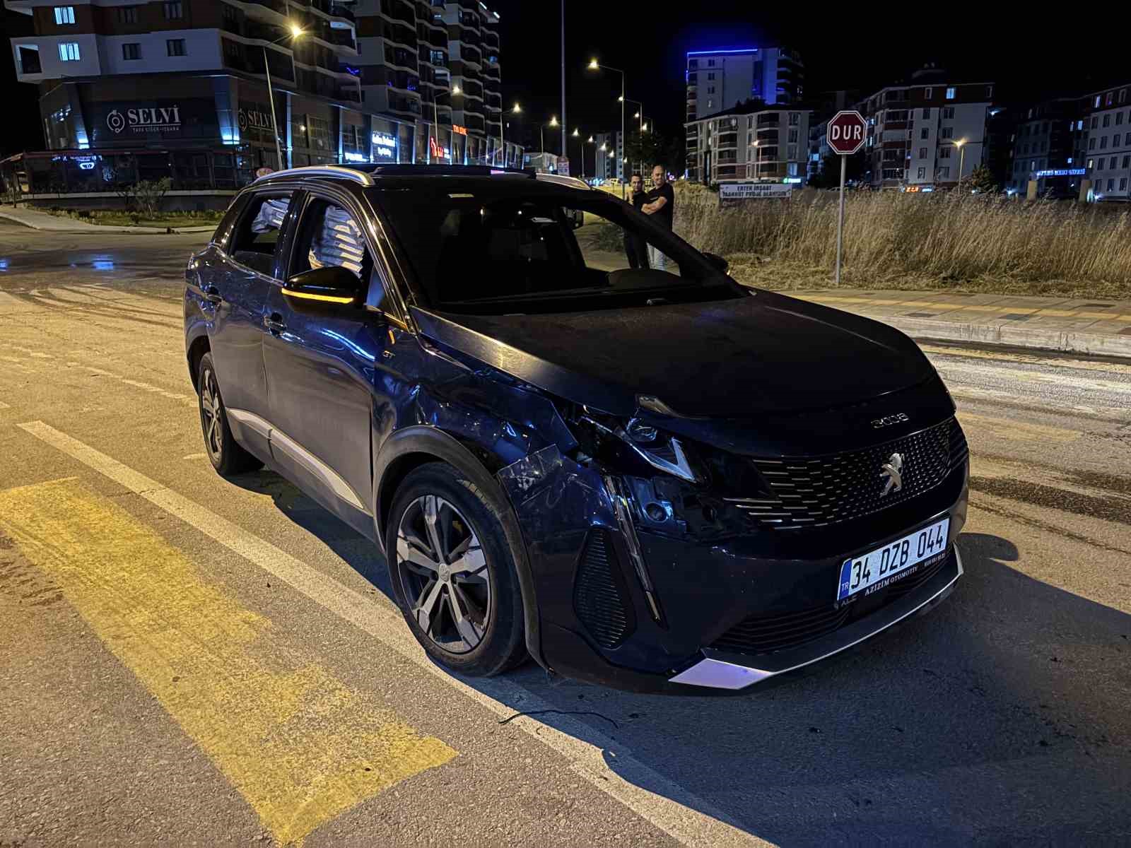 Edirne’de 4 aracın karıştığı zincirleme kaza kamerada 