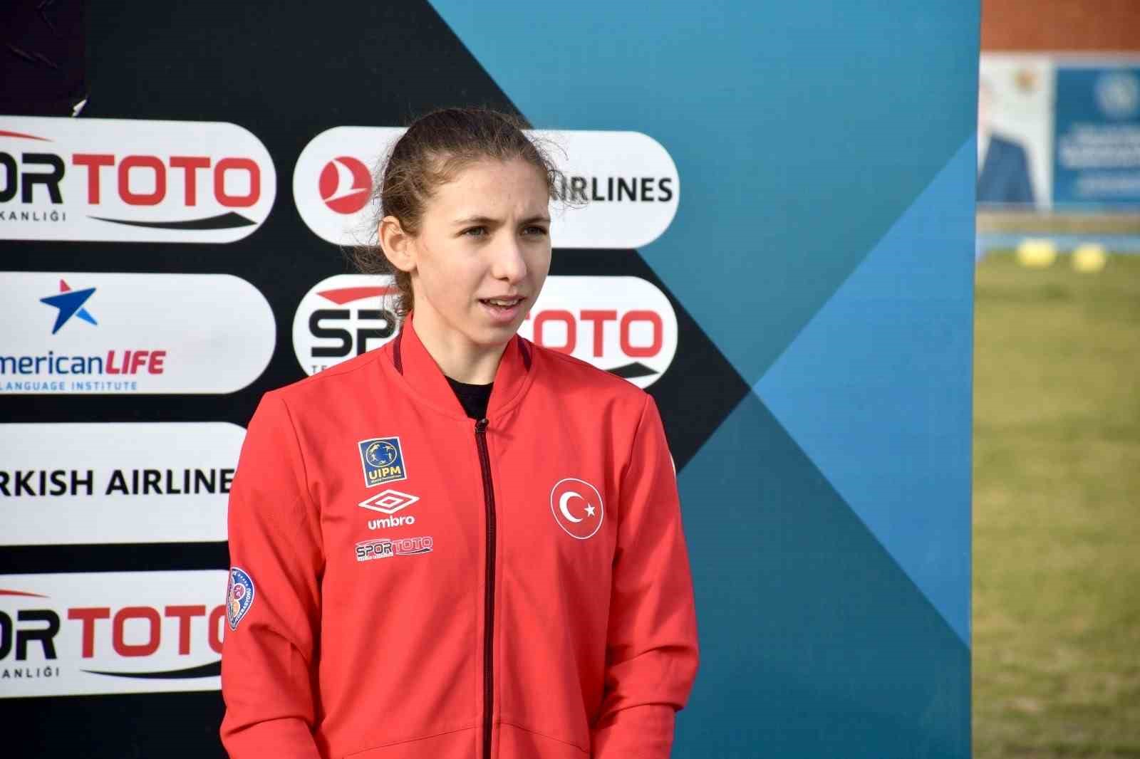 Malatyalı modern pentatlon sporcusu Avrupa arenasında 