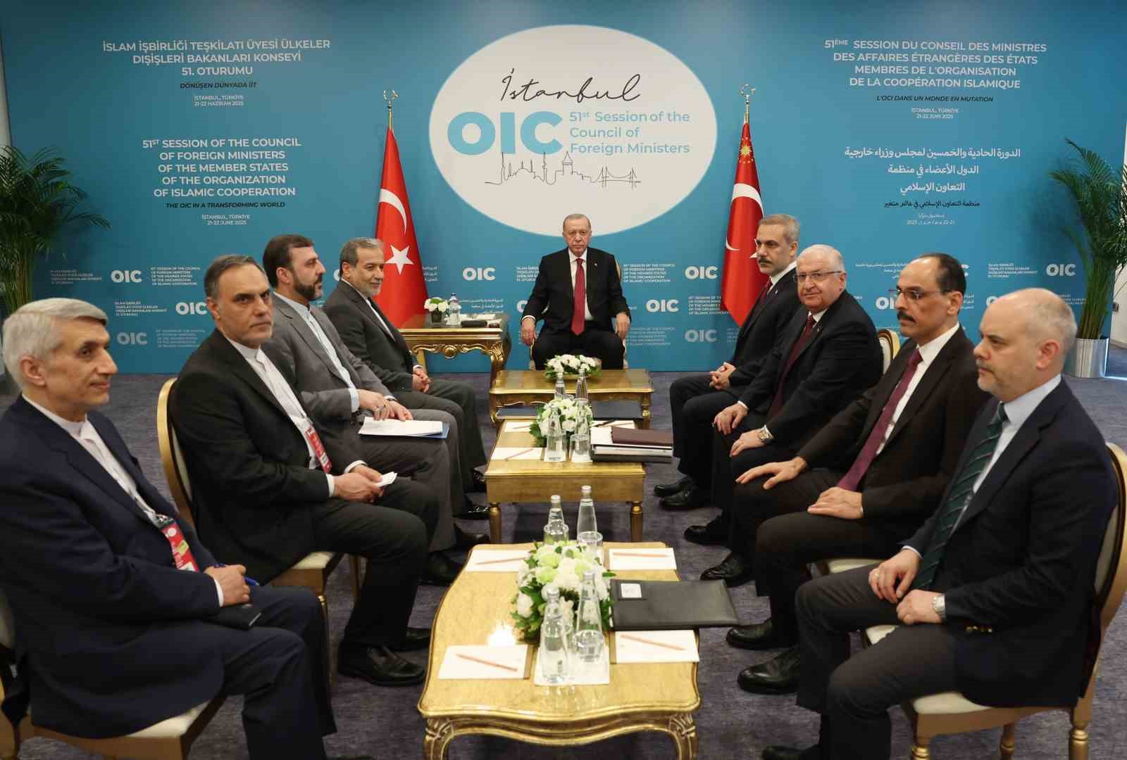 Cumhurbaşkanı Erdoğan, İran Dışişleri Bakanı Abbas Arakçi’yi kabul etti 