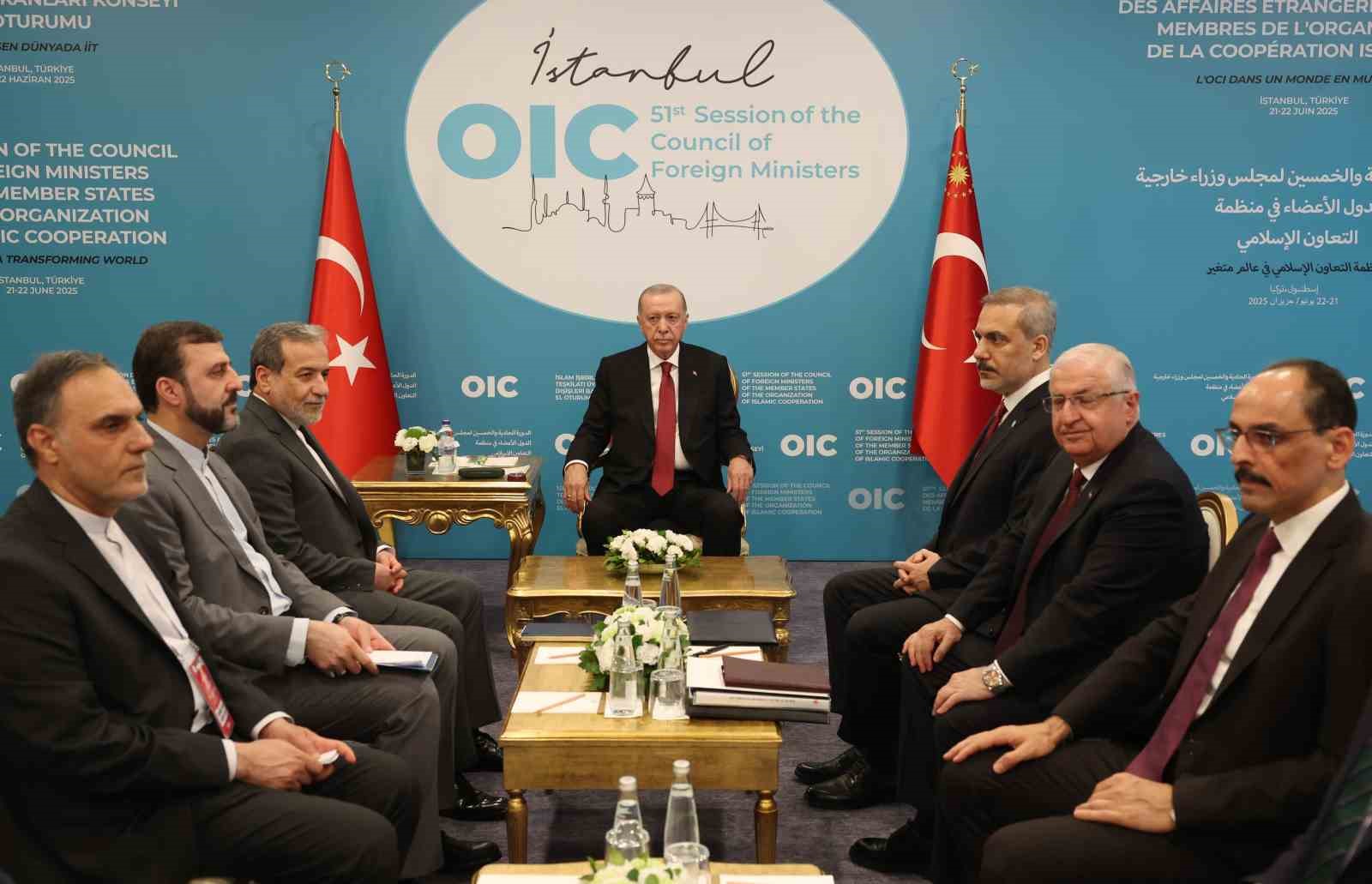 Cumhurbaşkanı Erdoğan, İran Dışişleri Bakanı Abbas Arakçi’yi kabul etti 