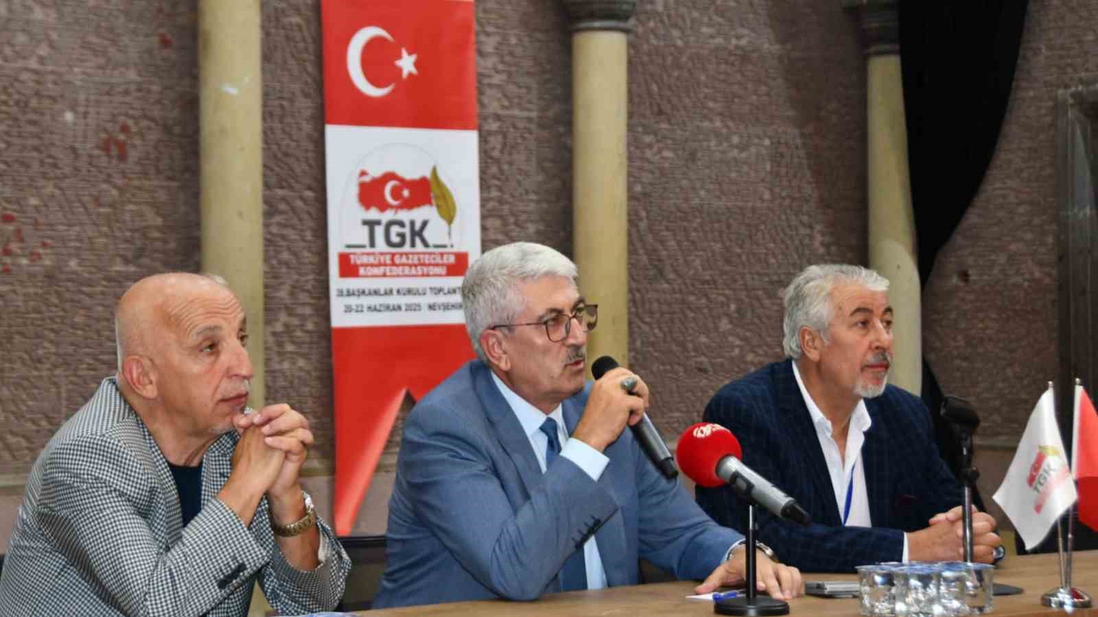 Türkiye Gazeteciler Konfederasyonu Başkanlar Kurulu Toplantısı Nevşehir’de gerçekleştirildi 