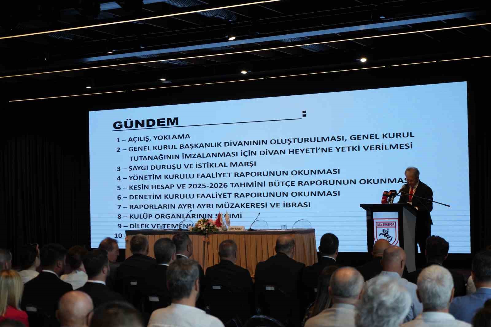 Samsunspor’da Yüksel Yıldırım güven tazeledi 
