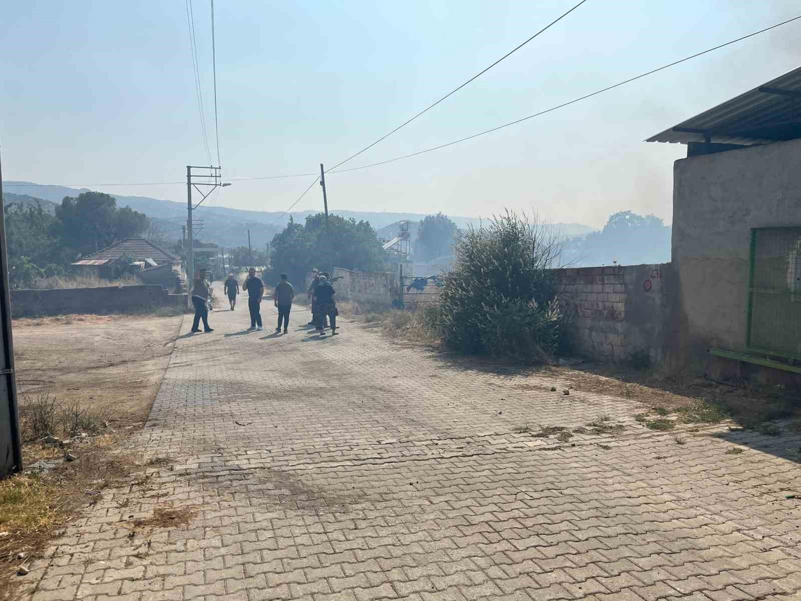 Aydın Efeler’de zirai alanda yangın, bazı evlerde hasar oluştu 