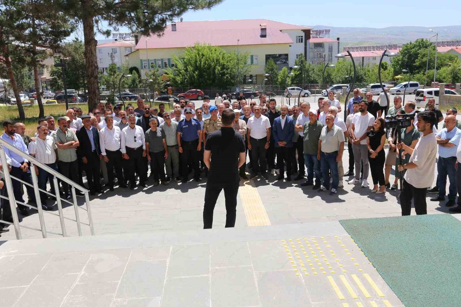Kaymakam Musa Ayyıldız’a duygusal veda 