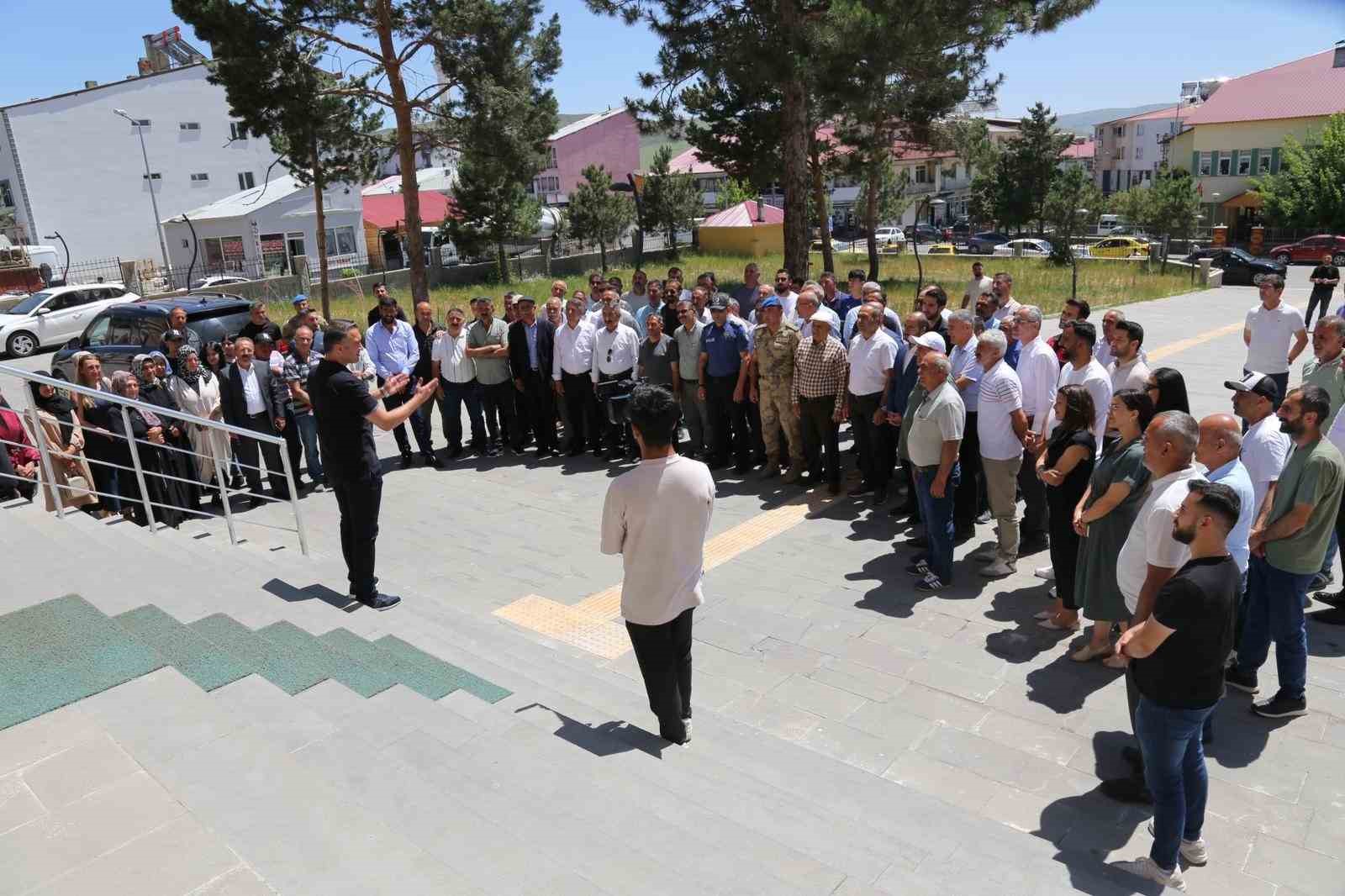 Kaymakam Musa Ayyıldız’a duygusal veda 