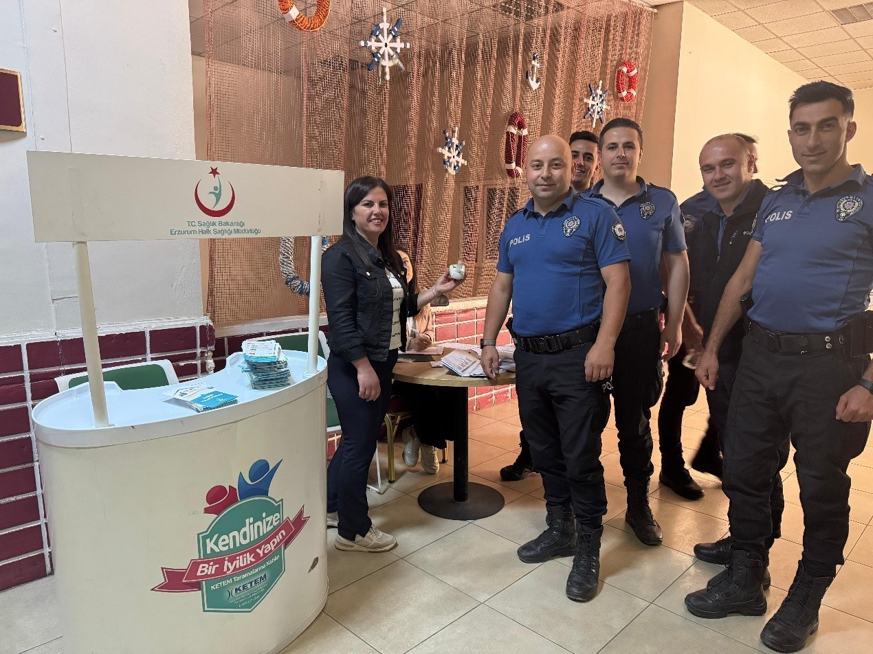 Polis Eğitim Merkezi Öğrencileri sağlık elçisi oldu 
