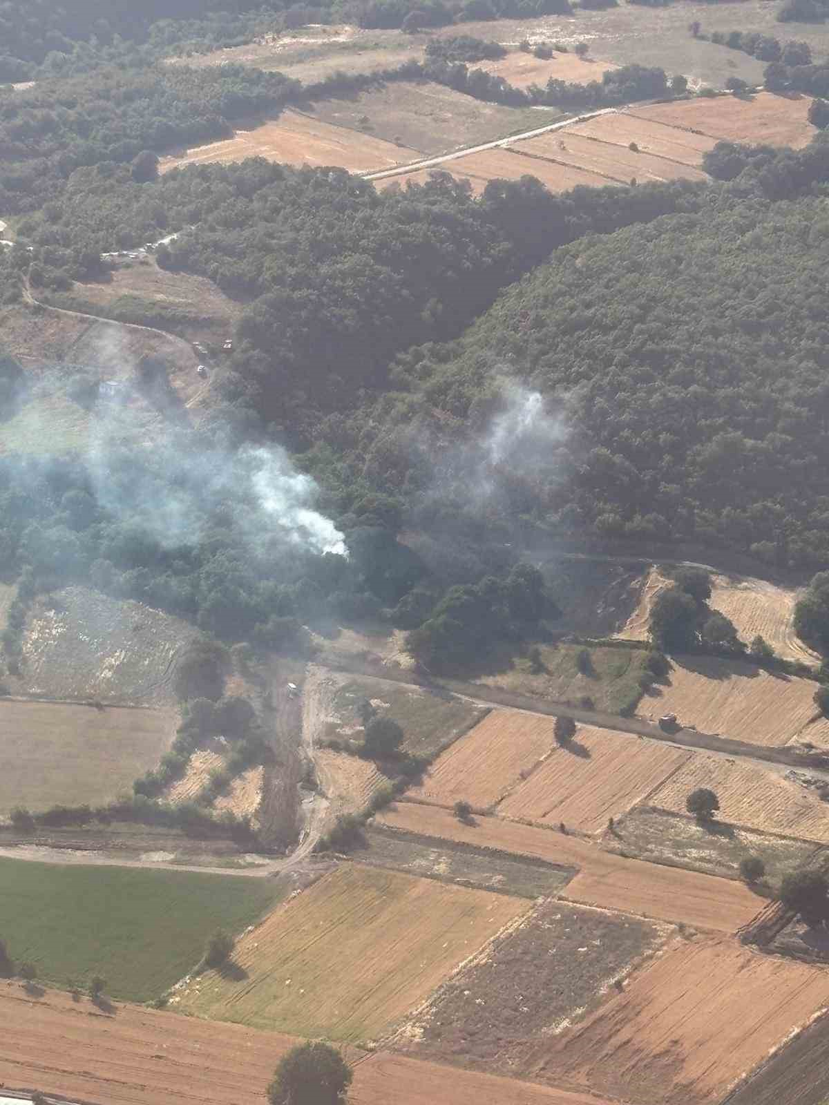 Bursa’da ormanlık alanda çıkan yangın kontrol altına alındı 