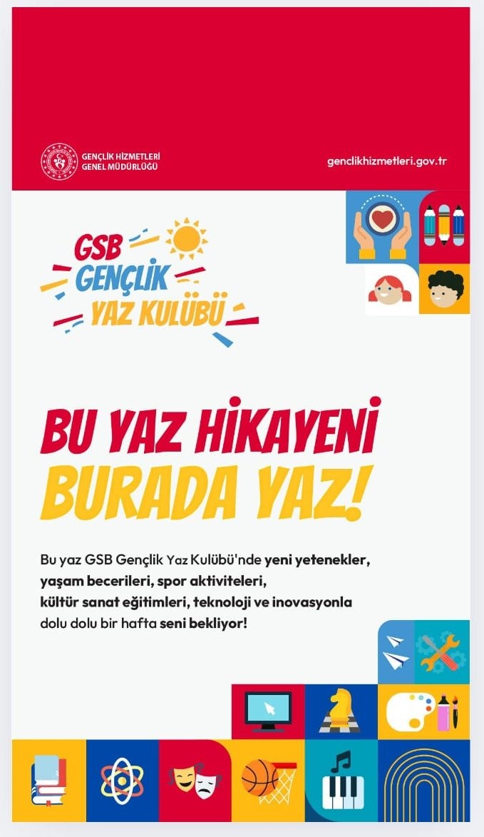 GSB gençlik yaz okulu bu yaz daha renkli başlıyor