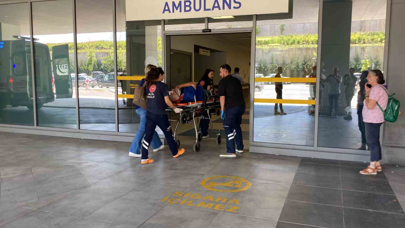 Otomobil ağaca çarptı, yaşlı çift yaralandı 