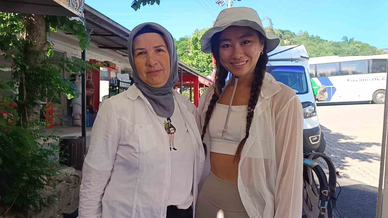 Türkiye’yi dolaşan Güney Koreli gezgin, Ordu’ya ulaştı: 